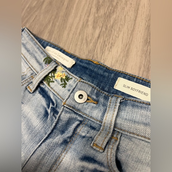Pilcro the Letterpress Anthropologie Embroidered Jean Shorts - Picture 6 of 11